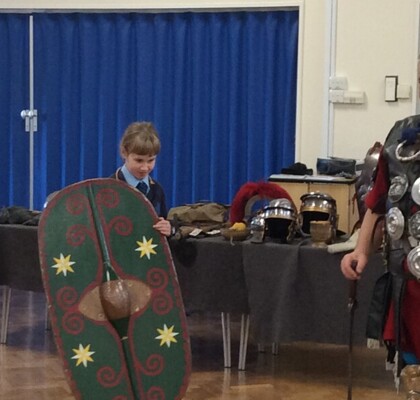 Year 4 Roman Soldier Visit